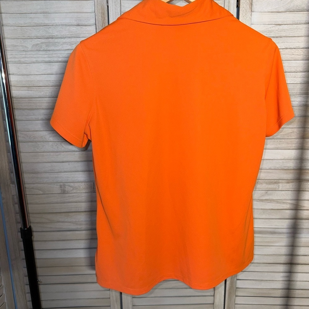 EUC Lady Hagen Vibrant Orange Golf Shirt - Picture 3 of 3